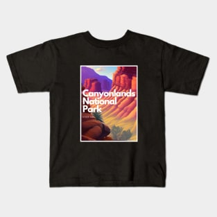 Canyonlands National Park hike Utah United States Kids T-Shirt